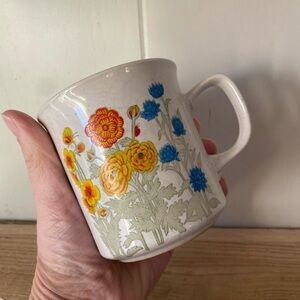 Floral Ceramic Mug - Multicolor